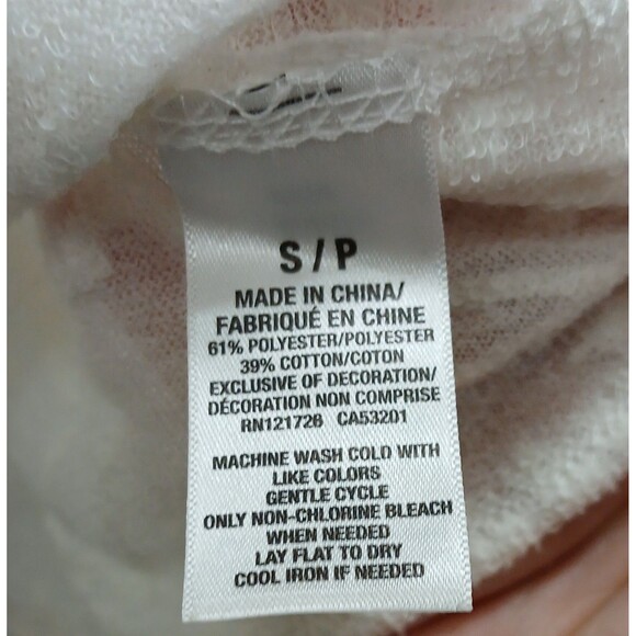 Aeropostale Women's Small Long Sleeve Gauze Top Cottage Aztec Boho Embroidered - Picture 7 of 7